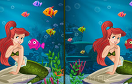 深海美人魚找茬遊戲 / Ariel Mermaid Spot The Difference Game