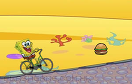 海綿寶寶漢堡自行車遊戲 / Spongebob Bike Ride Game