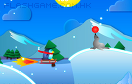 小企鵝玩滑雪遊戲 / Sled Rush Game