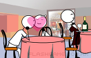 火柴人餐廳接吻遊戲 / Stickman Kissing GF at Restaurant Game