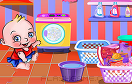 可愛寶貝洗衣服遊戲 / 可愛寶貝洗衣服 Game
